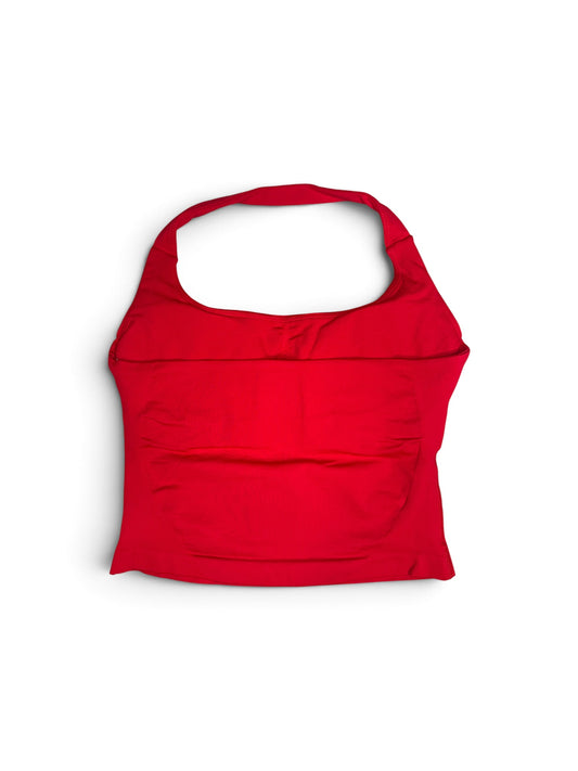 FORM STATE SCULPT HALTER TOP - Strawberry